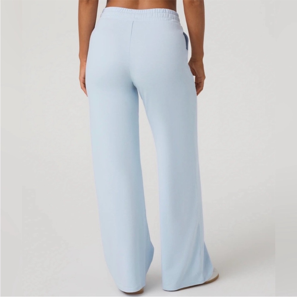 Vuori Halo Essential Wideleg pants Soft Sky Heather XL - Picture 2 of 8
